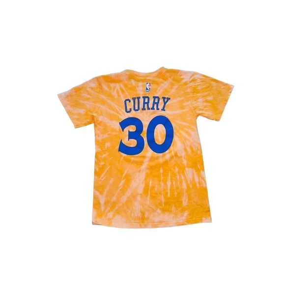 Adidas Golden State Warriors Steph Curry Bleached Jersey Tee - Picture 2 of 3